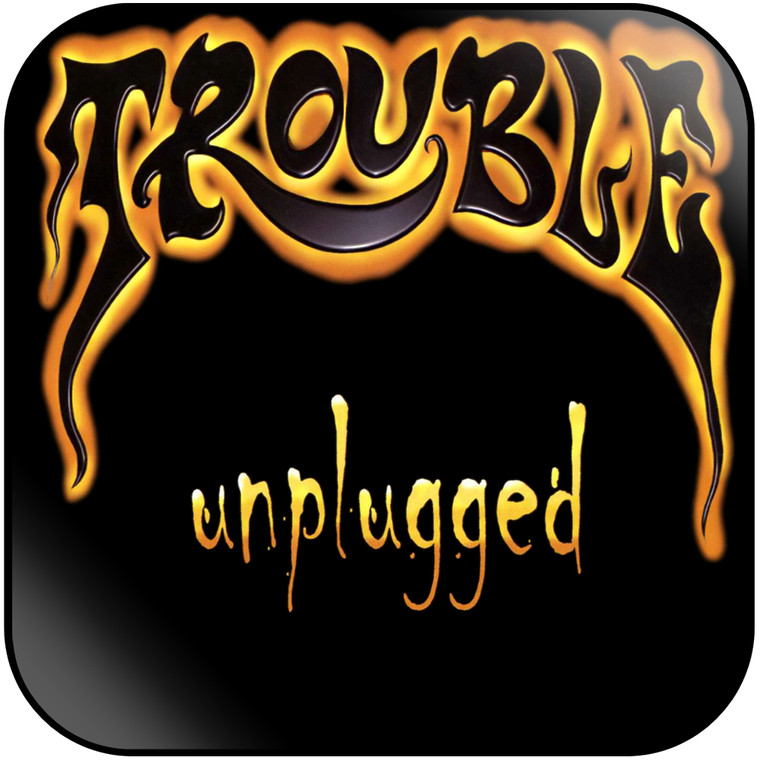 Trouble Unplugged Album Cover Sticker
