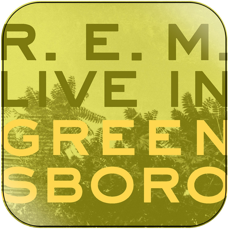 REM live in greensboro Album Cover Sticker Album Cover Sticker