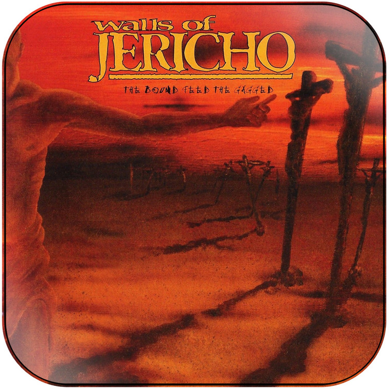 Walls of Jericho The Bound Feed The Gagged Album Cover Sticker