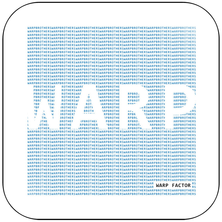 Warp Brothers Warp Factor Album Cover Sticker