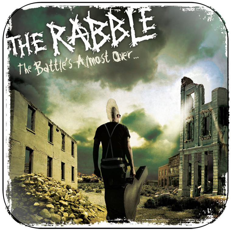The Rabble the battles almost over Album Cover Sticker Album Cover Sticker