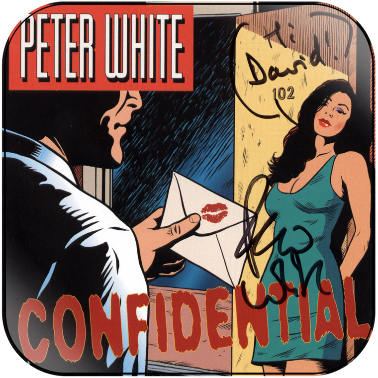 Peter White Confidential Album Cover Sticker