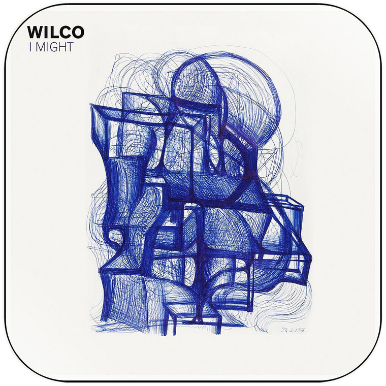 Wilco I Might I Love My Label Album Cover Sticker
