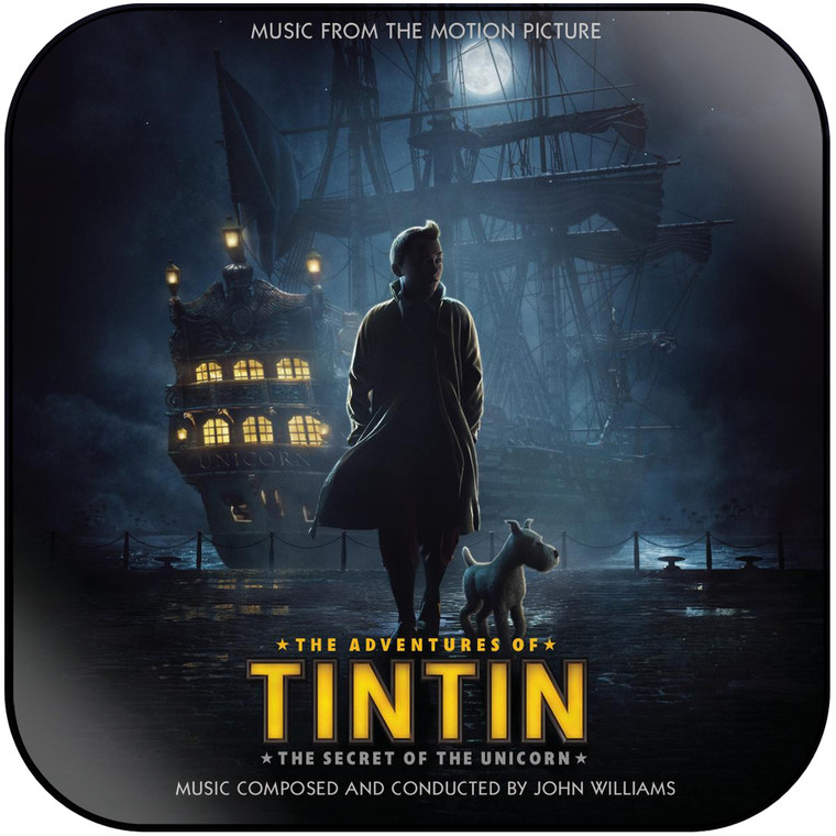 John Williams The Adventures Of Tintin The Secret Of The Unicorn Album Cover Sticker