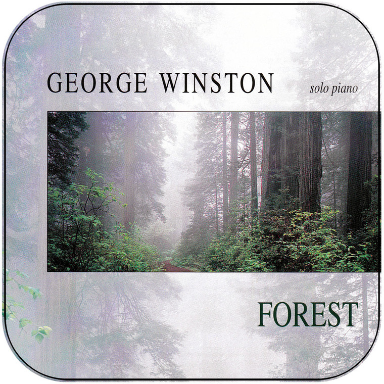 George Winston Forest Album Cover Sticker