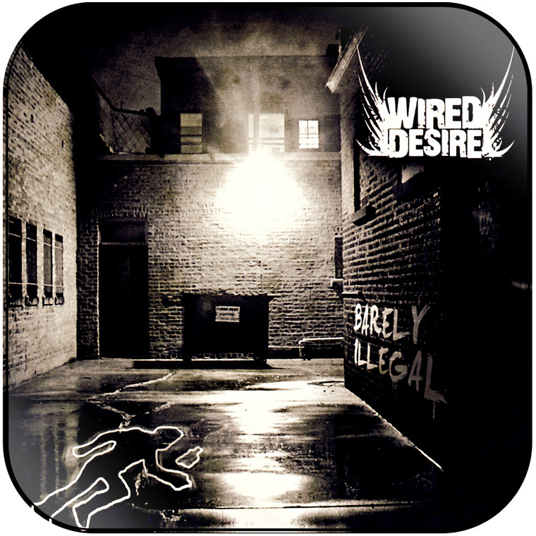 Wired Desire Barely Illegal Album Cover Sticker
