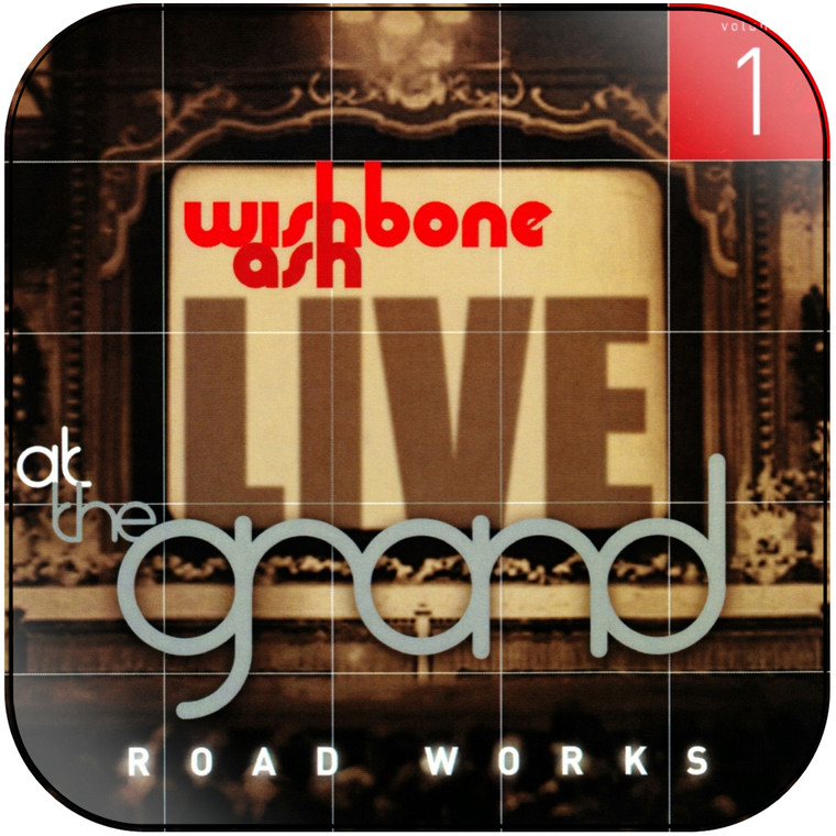 Wishbone Ash Road Works Volume 1  Live At The Grand Album Cover Sticker Wishbone Ash Road Works Volume 1  Live At The Grand Album Cover Sticker