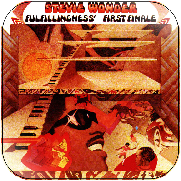 Stevie Wonder Fulfillingness First Finale-2 Album Cover Sticker