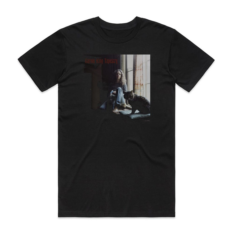 Carole King Tapestry Album Cover T-Shirt Black