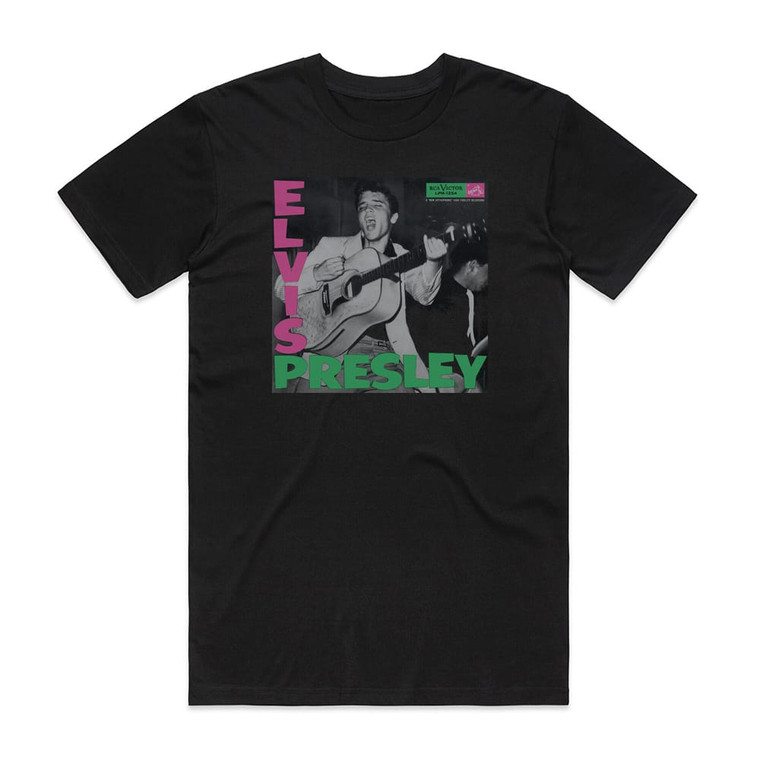Elvis Presley Elvis Presley Album Cover T-Shirt Black