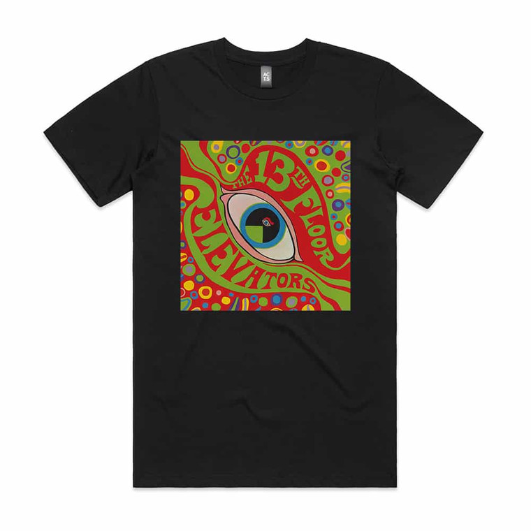 The Psychedelic Sounds Of The 13Th Floor Elevators Ep Album Cover T-Shirt Black