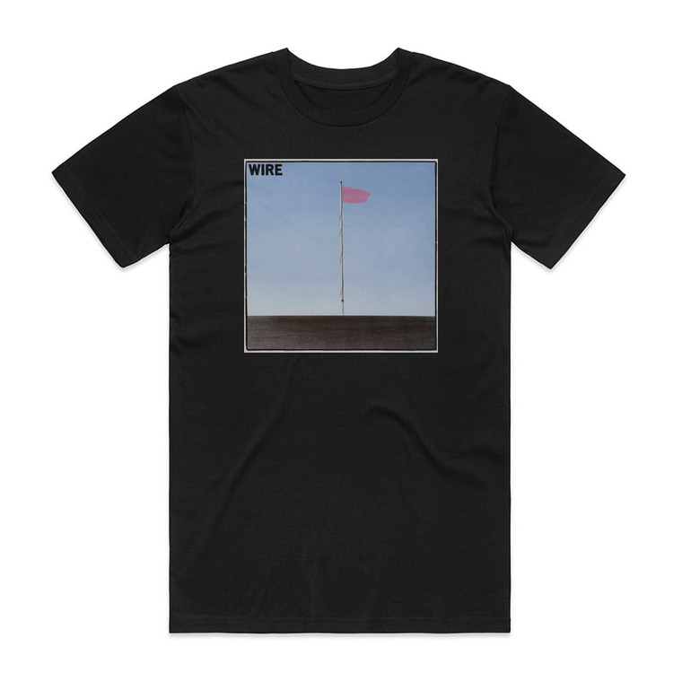 Wire Pink Flag Album Cover T-Shirt Black