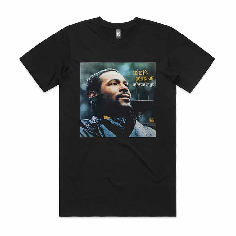 Marvin Gaye What'S Going On Album Cover T-Shirt Black