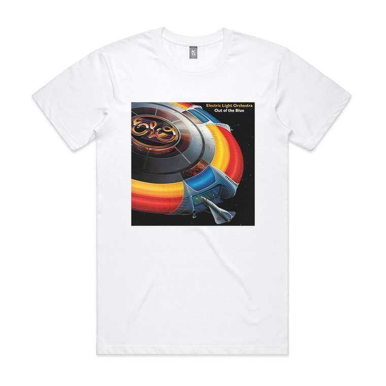 Electric Light Orchestra Out Of The Blue Elo Album Cover T-Shirt White