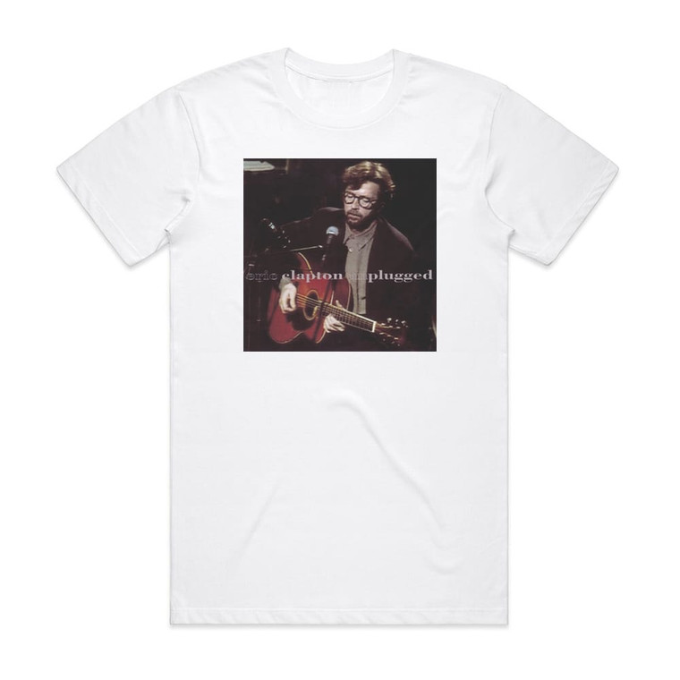 Eric Clapton Unplugged Album Cover T-Shirt White
