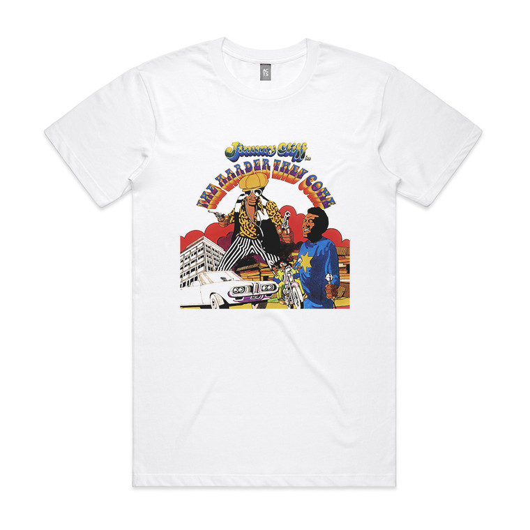 Jimmy Cliff The Harder They Come Album Cover T-Shirt White