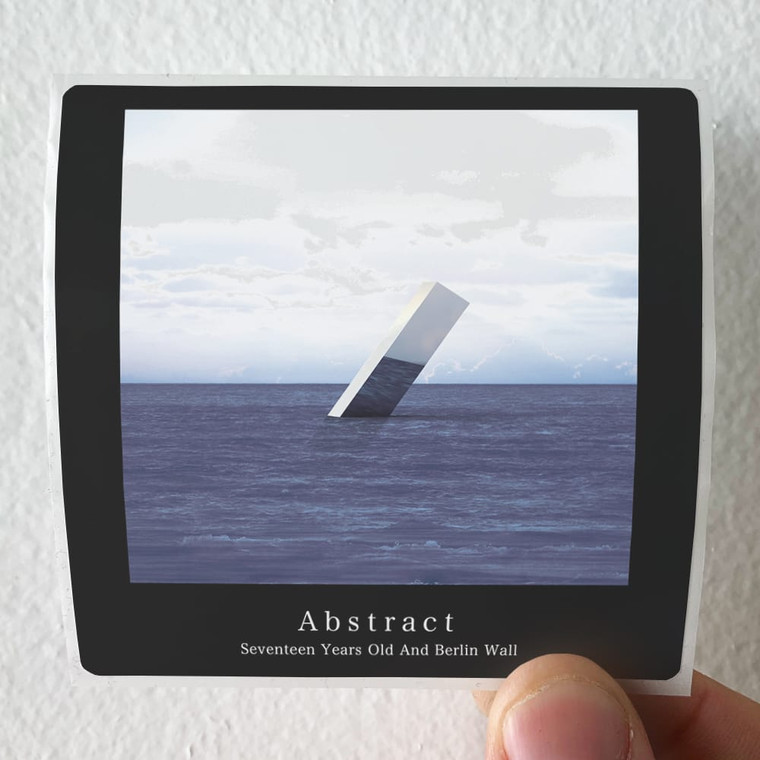 17-sai-to-Berurin-no-Kabe-Abstract-Album-Cover-Sticker