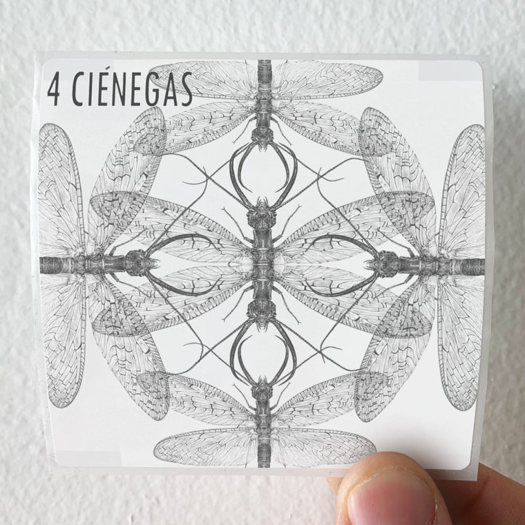 4 Cienegas Cuatro Cinegas Album Cover Sticker
