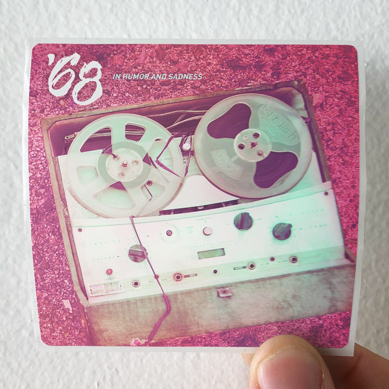 68 In Humor And Sadness Album Cover Sticker