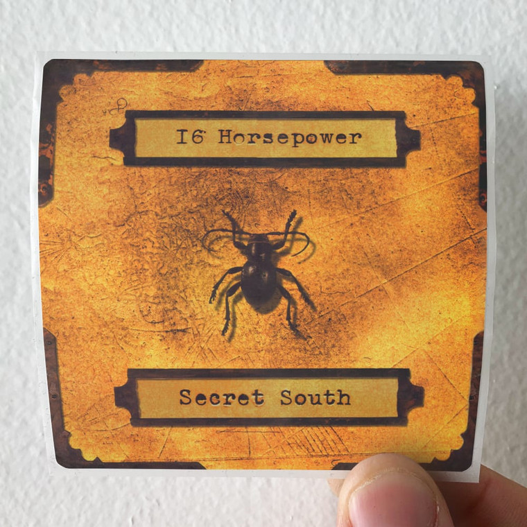 16 Horsepower Secret South 1 Album Cover Sticker
