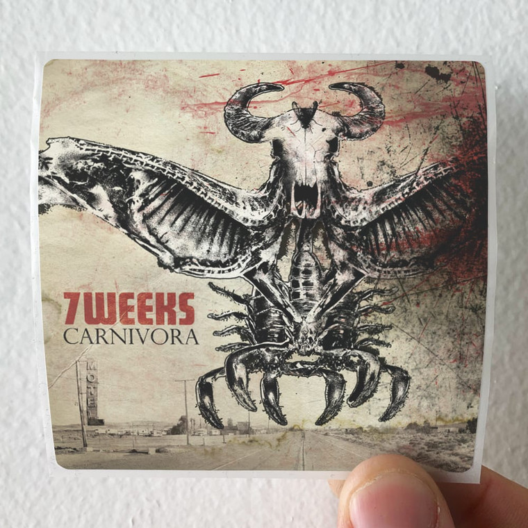 7 Weeks Carnivora Album Cover Sticker