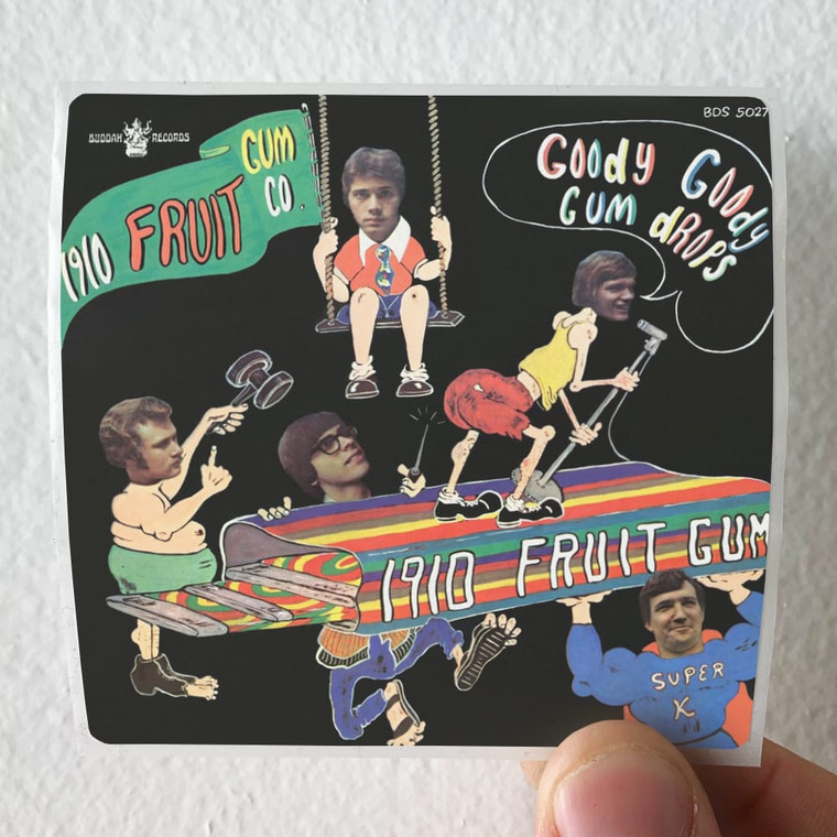 1910 Fruitgum Company Goody Goody Gumdrops Album Cover Sticker