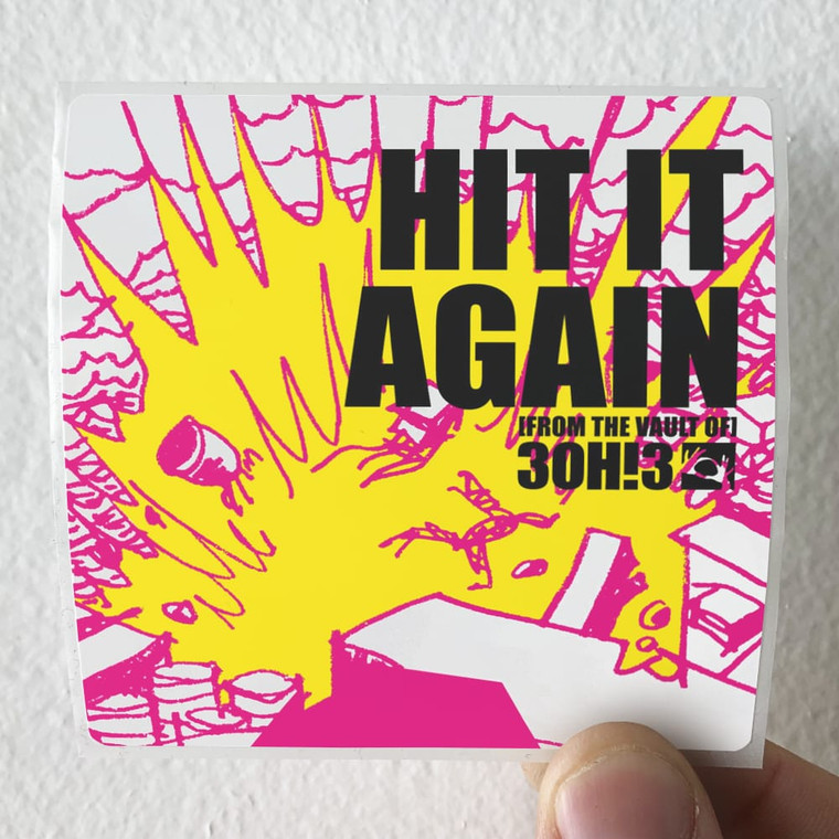 3OH3 Hit It Again Album Cover Sticker