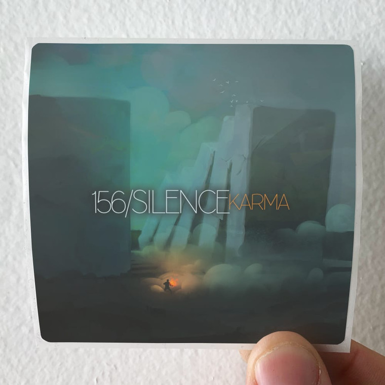 156 Silence Karma Album Cover Sticker