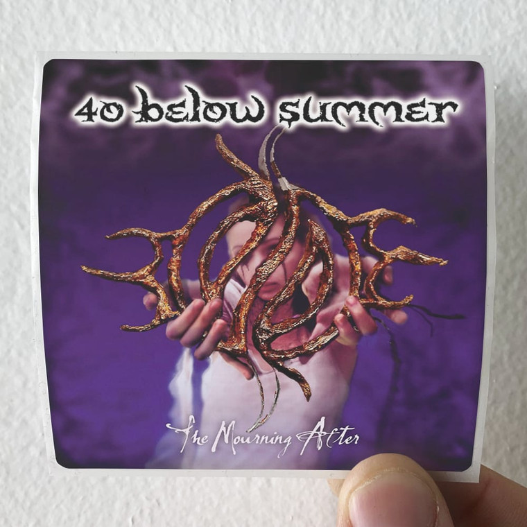 40 Below Summer The Mourning After Album Cover Sticker