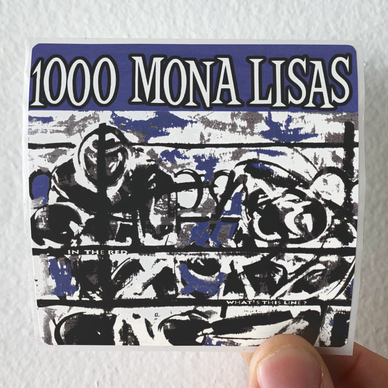 1000 Mona Lisas 1000 Mona Lisas Album Cover Sticker