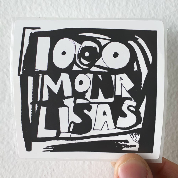 1000 Mona Lisas Dogvile Of Blue Album Cover Sticker