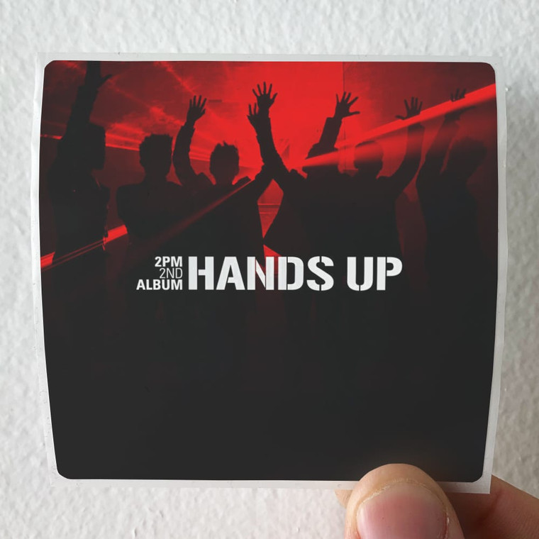 2PM Hands Up Album Cover Sticker
