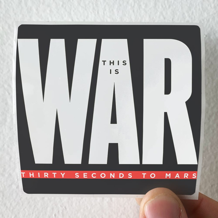 30 Seconds to Mars This Is War 5 Album Cover Sticker