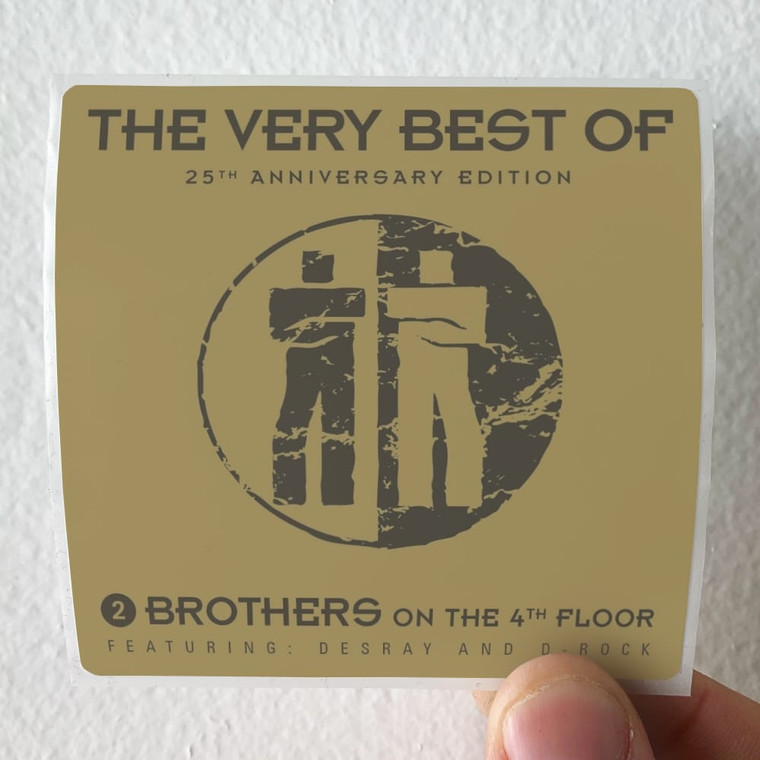 2 Brothers on the 4th Floor The Very Best Of 25Th Anniversary Edition 1 Album Cover Sticker