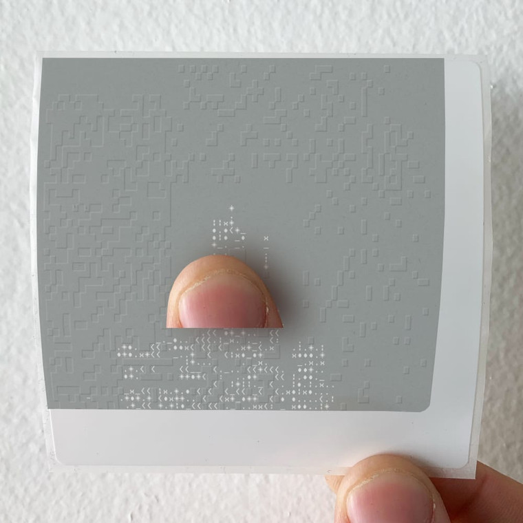 65daysofstatic Utopian Frequencies Album Cover Sticker