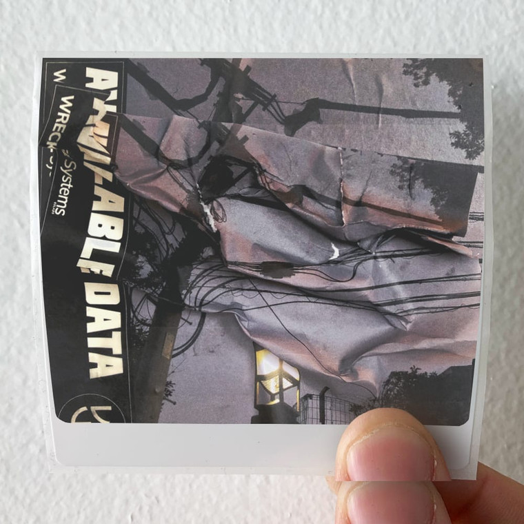 65daysofstatic Available Data Album Cover Sticker
