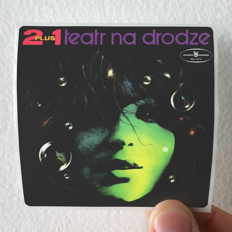 2 plus 1 Teatr Na Drodze Album Cover Sticker