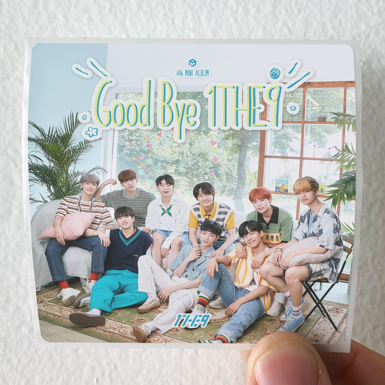 1THE9 Good Bye 1The9 Album Cover Sticker