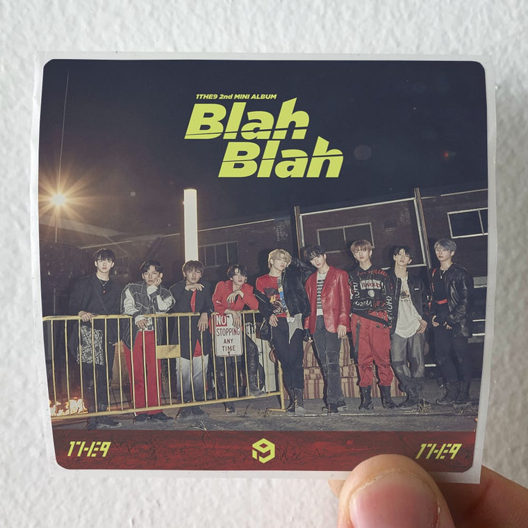1THE9 Blah Blah Album Cover Sticker