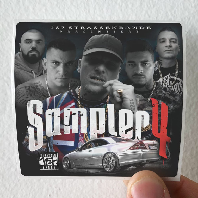 187 Strassenbande Sampler 4 Album Cover Sticker