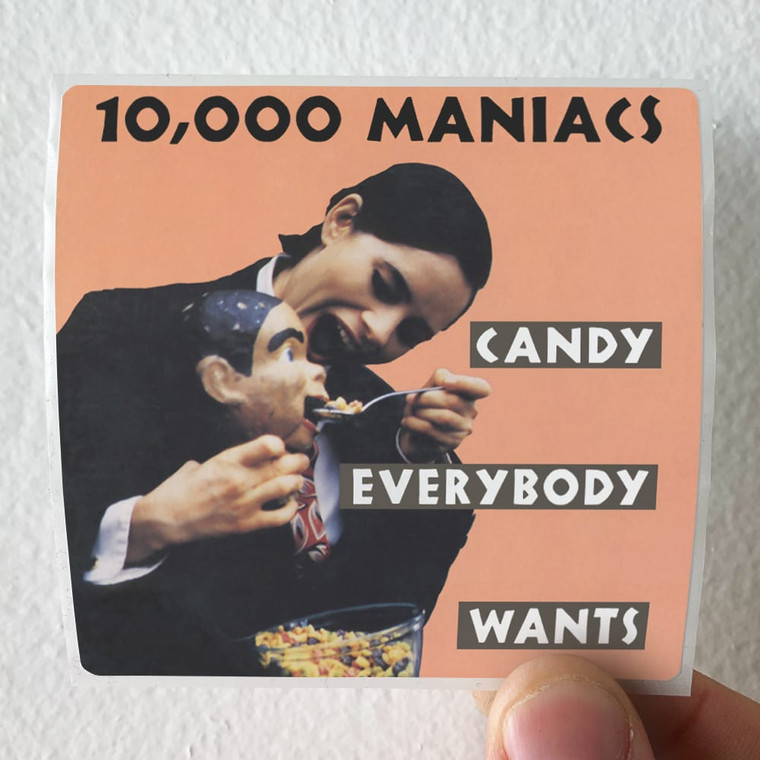 10000 Maniacs Candy Everybody Wants Album Cover Sticker