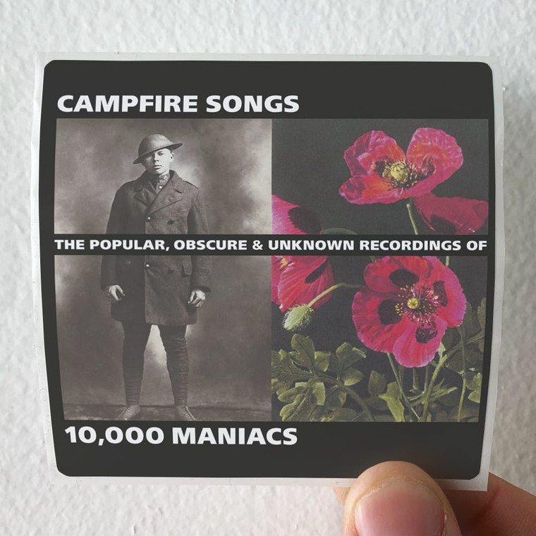 10000 Maniacs Campfire Songs The Popular Obscure Unknown Recordings Album Cover Sticker