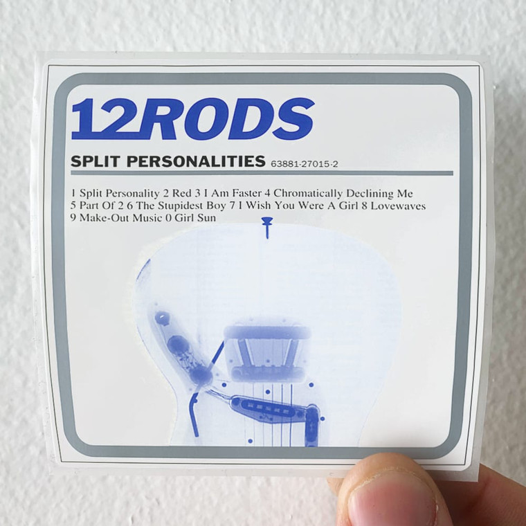 12 Rods Split Personalities Album Cover Sticker