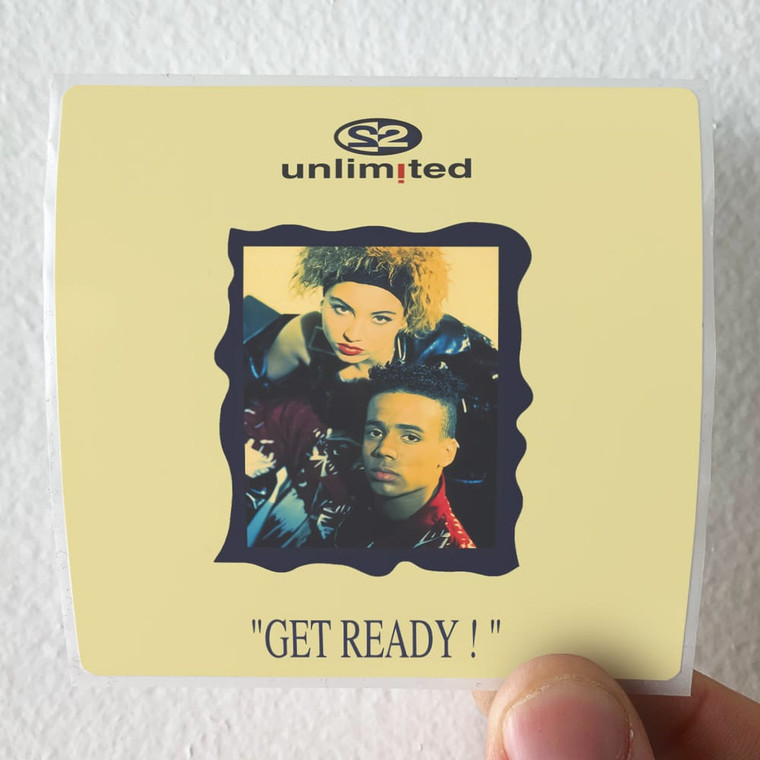 2 Unlimited Get Ready Album Cover Sticker