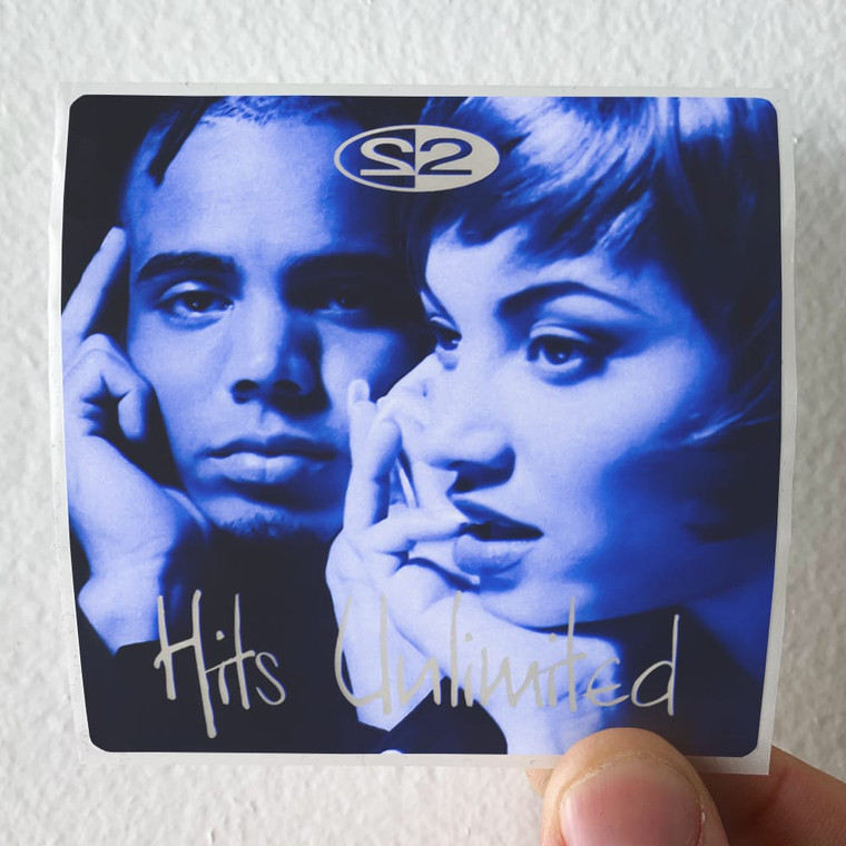 2 Unlimited Hits Unlimited 1 Album Cover Sticker