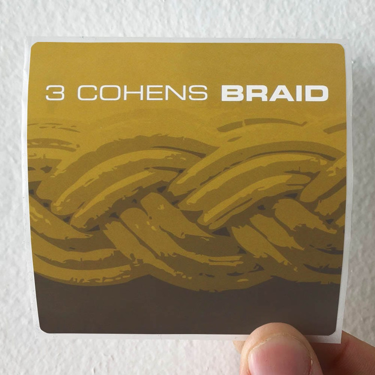 3 Cohens Braid Album Cover Sticker