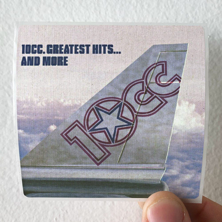 10cc Greatest Hits And More Album Cover Sticker