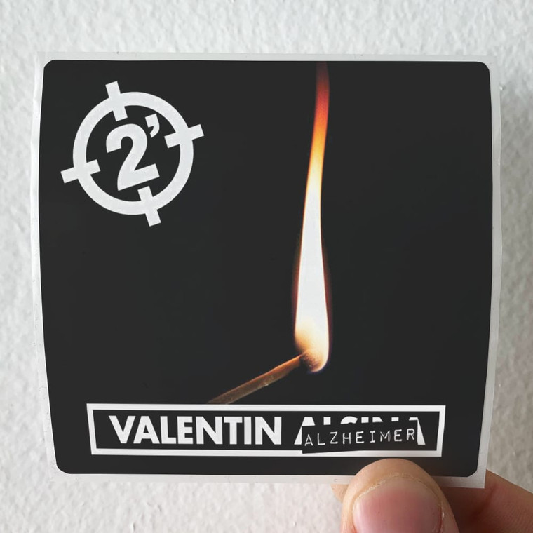 2 Minutos Valentn Alzheimer Album Cover Sticker