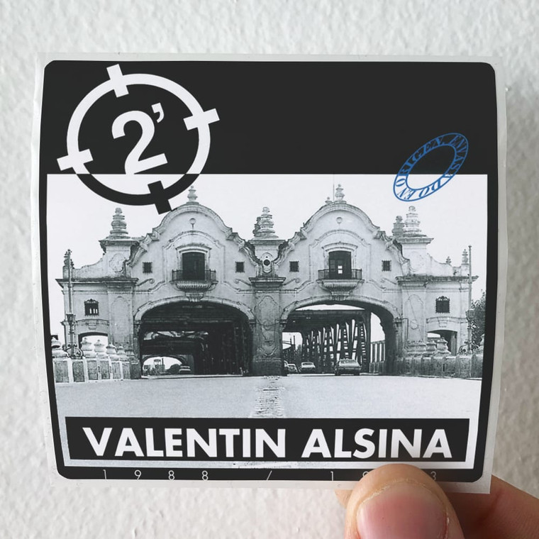 2 Minutos Valentn Alsina Album Cover Sticker