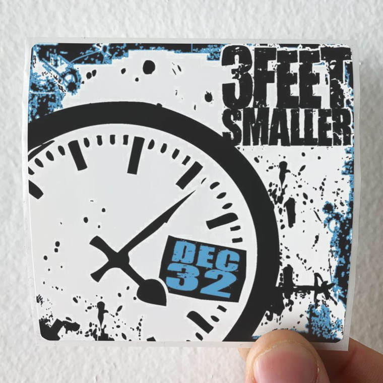 3 Feet Smaller December 32Nd Album Cover Sticker